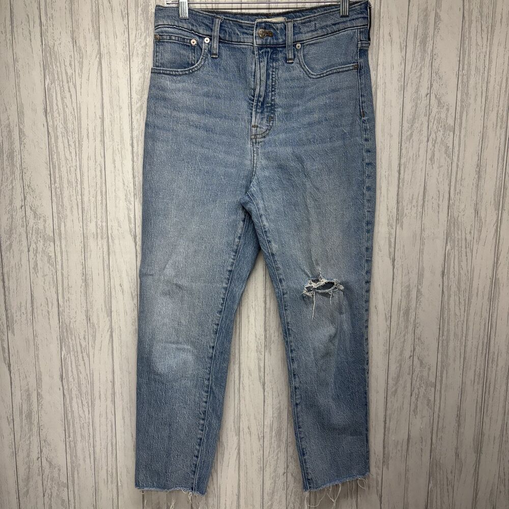 Womens Size 29 Madewell The Perfect Vintage Crop Jeans Light Wash EUC